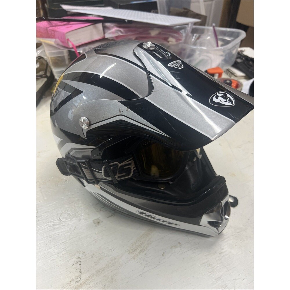 Thor SVS5 Motocross Helmet XL Dirt Bike Road Racing Protective Gear Scott Goggle